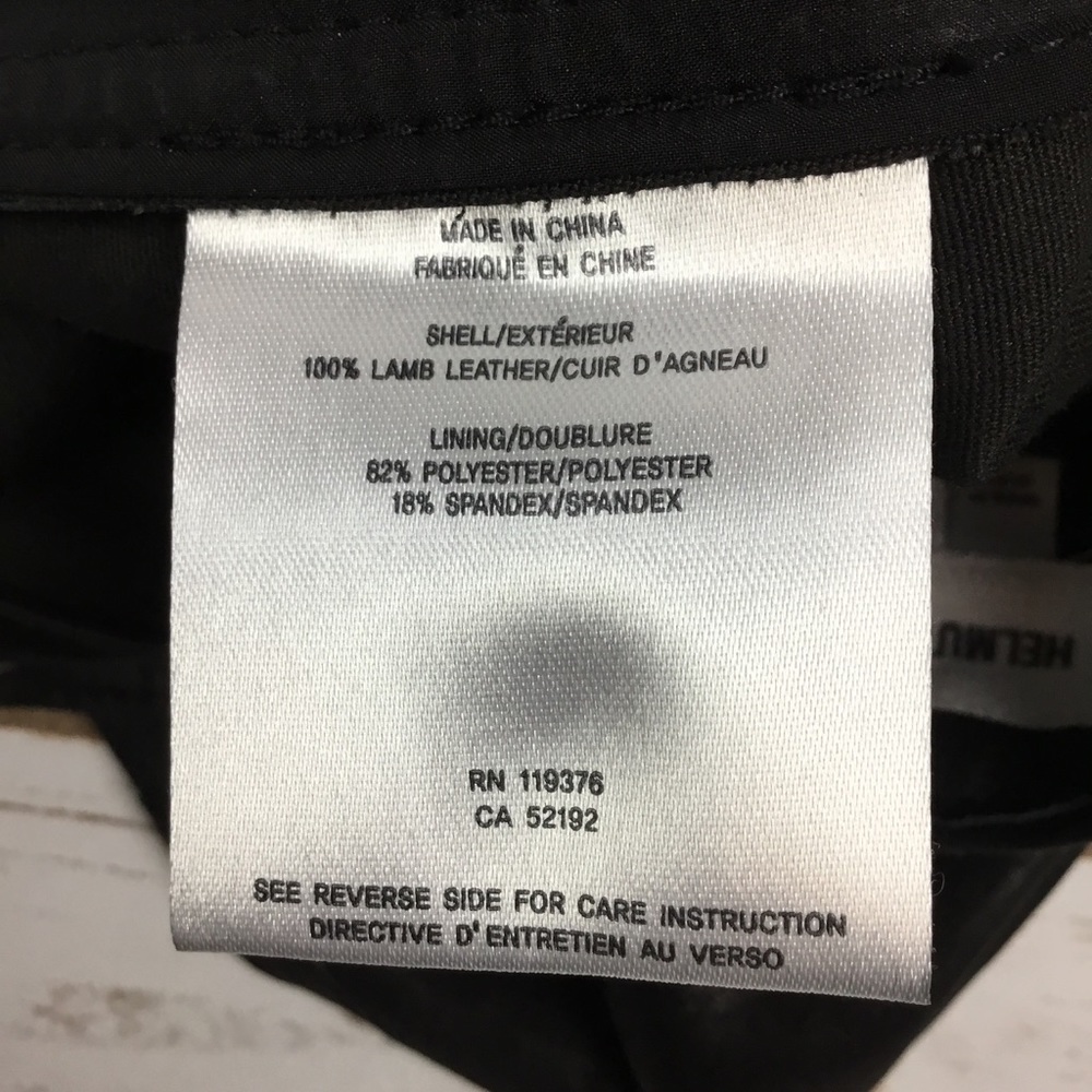 Helmut Lang Seamed Moto Leather Pant - Picture 7 of 8
